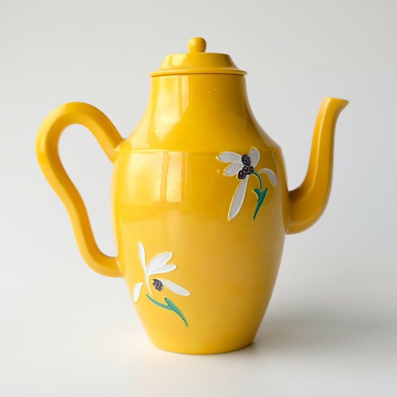 井上春峰（いのうえしゅんほう） 【井上春峰】黄交趾蘭 水注〈1個