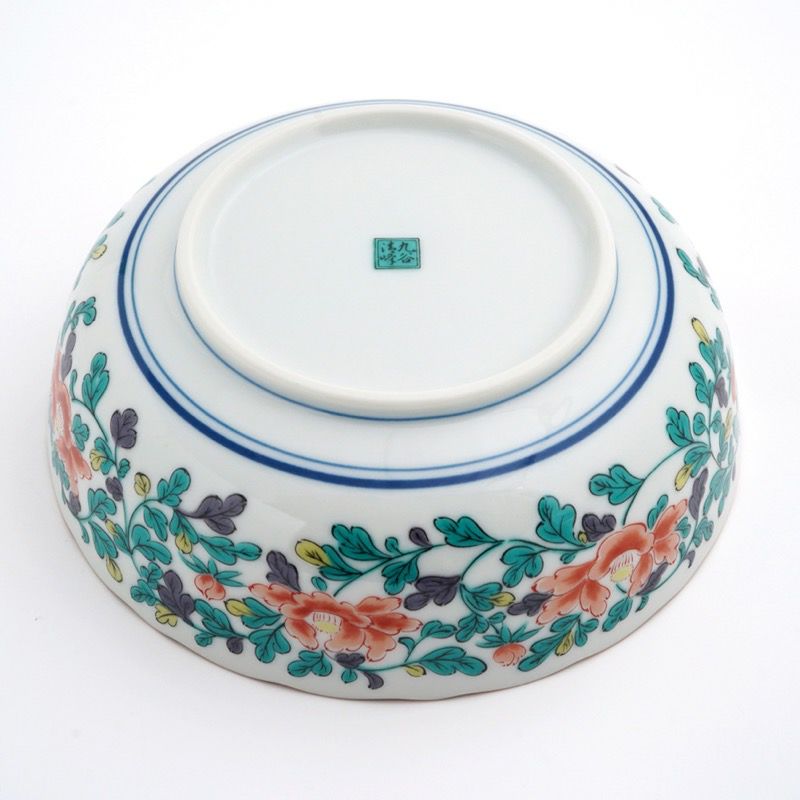 九谷焼 伝統柄 【九谷焼】5.8号鉢 牡丹唐草〈1個〉 |皿や鉢など和食器