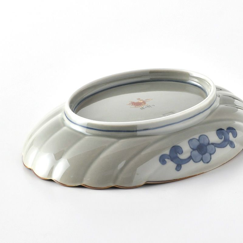 古伊万里シリーズ 【波佐見焼】古伊万里菊紋 楕円皿〈1枚〉 |皿や鉢