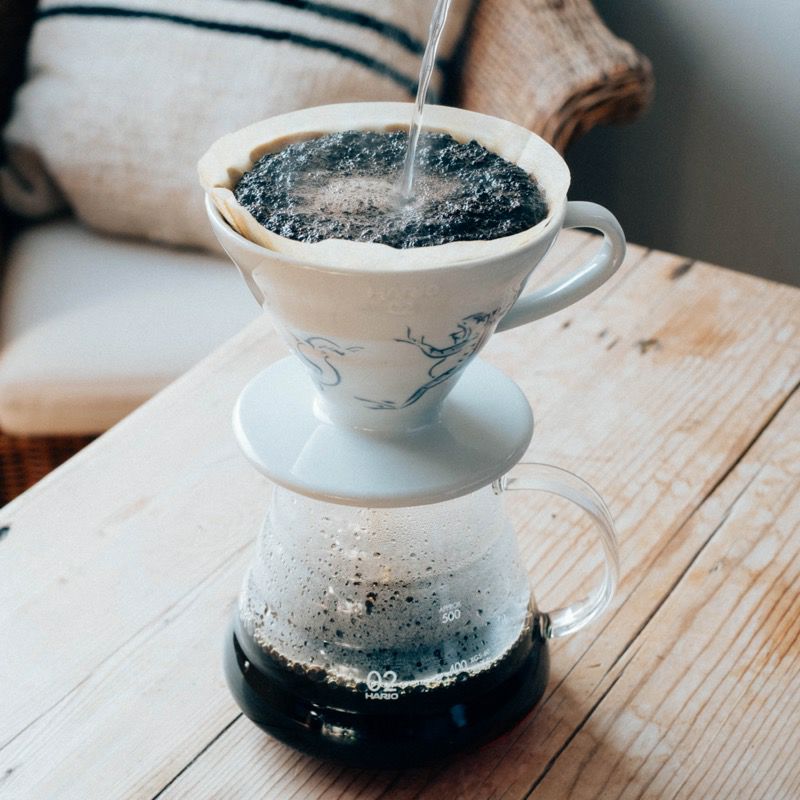 HARIO×たち吉 HARIO×たち吉 V60透過ドリッパー02セラミック 祥瑞〈1個