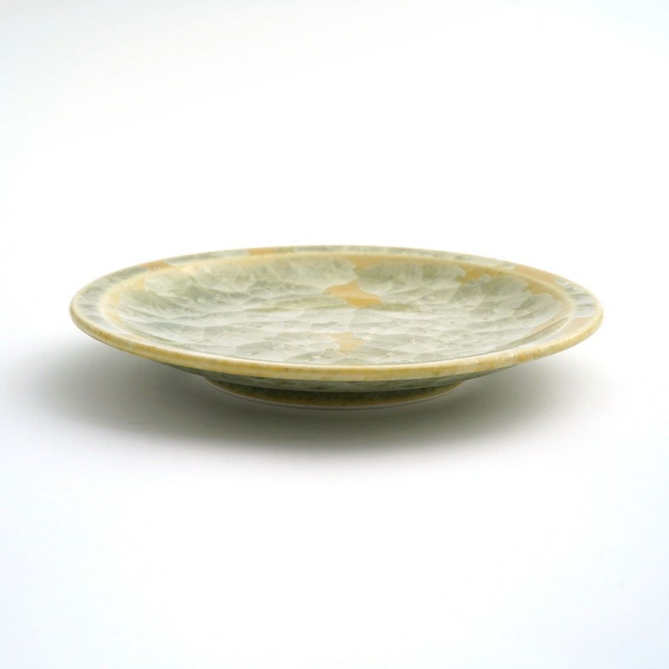 花結晶 【京焼・清水焼】花結晶 銘々皿（黄）〈1枚〉 |皿や鉢など和