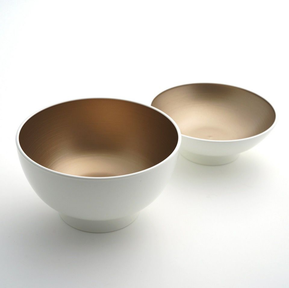 シリーズ以外・その他 SHIRONERI 雑煮椀 シャンパンゴールド〈1個