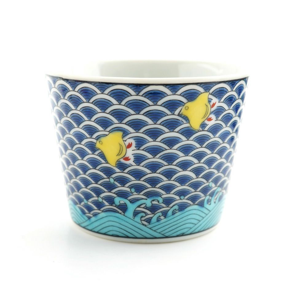 九谷焼（石川県） 【九谷焼】千鳥 カップ〈1個〉 |皿や鉢など和食器の
