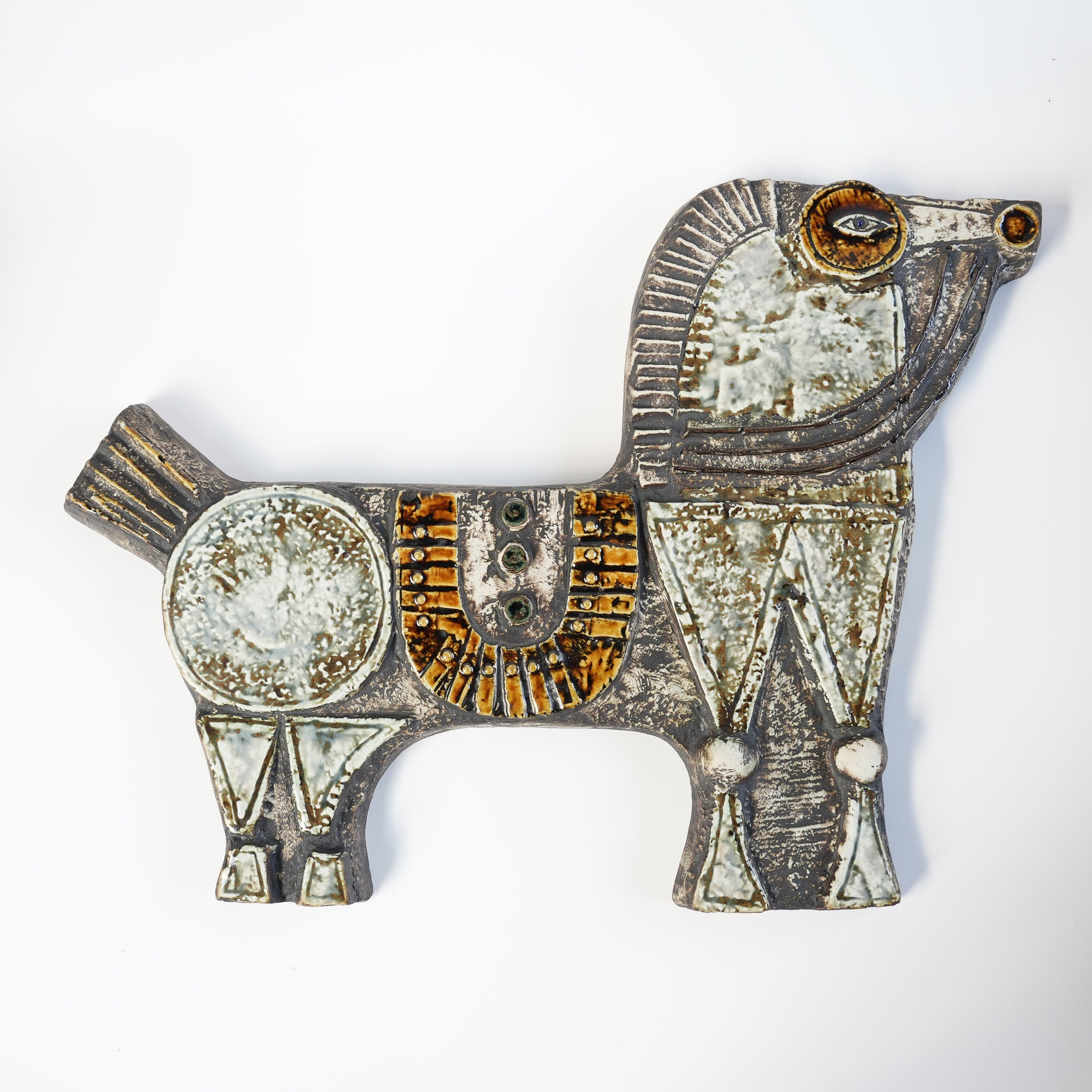 希少 グスタフスベリ リサ・ラーソン 黒い丸猫の陶板（Katt） | 北欧