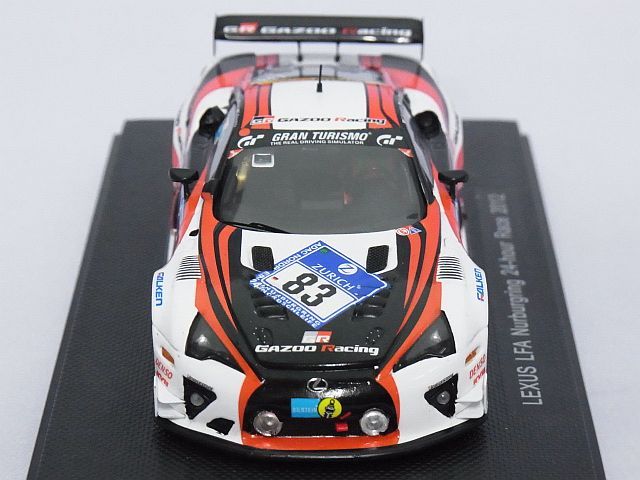 エブロ 1/43 LEXUS LF-A ニュル24時間 2010 2台まとめて エブロ 1/43