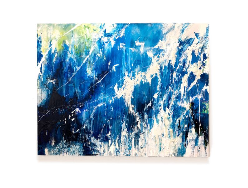 ayaka nakamura「How to Make」盛り上げる絵の具、こだわる質感。自然