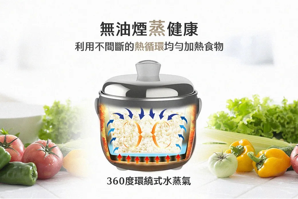 オールステンレス製 大同電鍋 グレイ 曜石灰 3人前｜TAC-03D-NIG