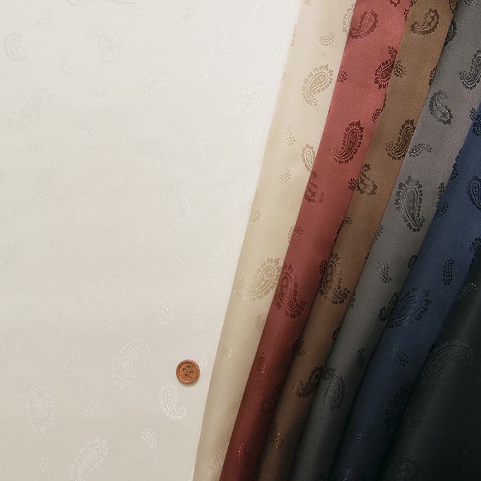 ジャガード裏地 ペイズリー生地の通販|ノムラテーラーオンラインショップ