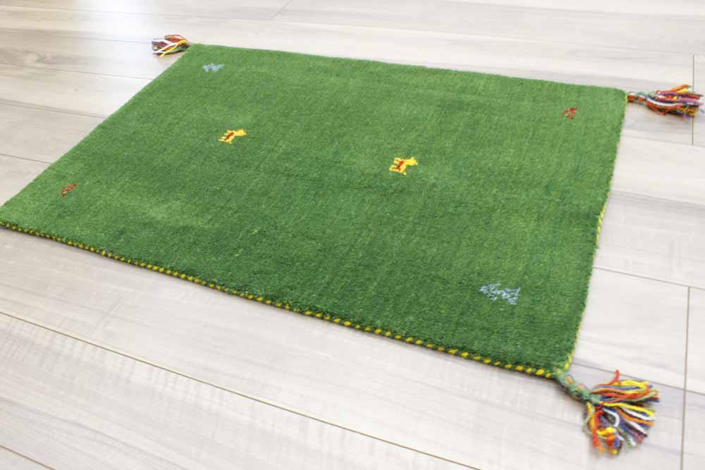 ギャベ ギャッベ ラグ 玄関マット マット 70×120 ウール 絨毯 安い