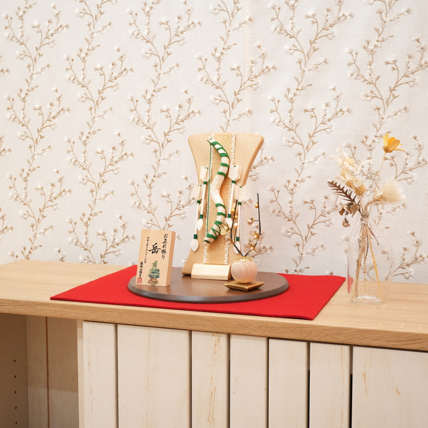 平飾り破魔弓～緑～37,000円(税込)間口38cm | 高木人形ショッピング