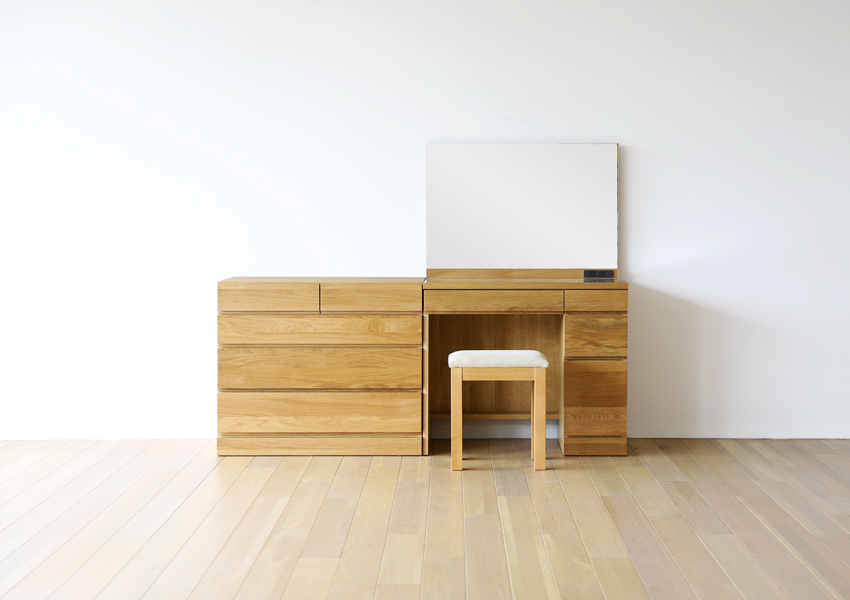 レッチェ 80サイドチェスト OAK(W80×D44.5×H68.5cm)税込￥105,000