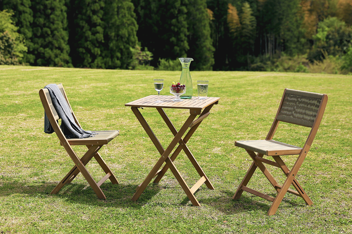 メルン テーブルセット(T:W58×D58)(C:W42.5×D52)税込￥36,000 | 高野