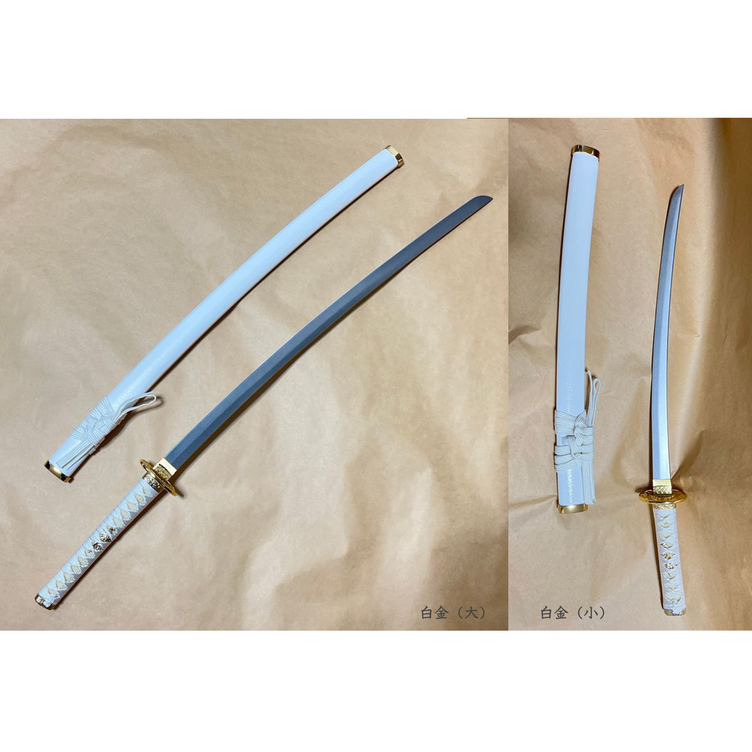 竹光模造刀 白銀 拵 | 竹光・時代劇衣装・小道具専門店 むろまち