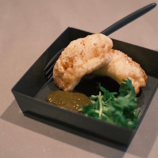 TAKE PACK】クラフトトレイ ロータイプ正方形 ブラック