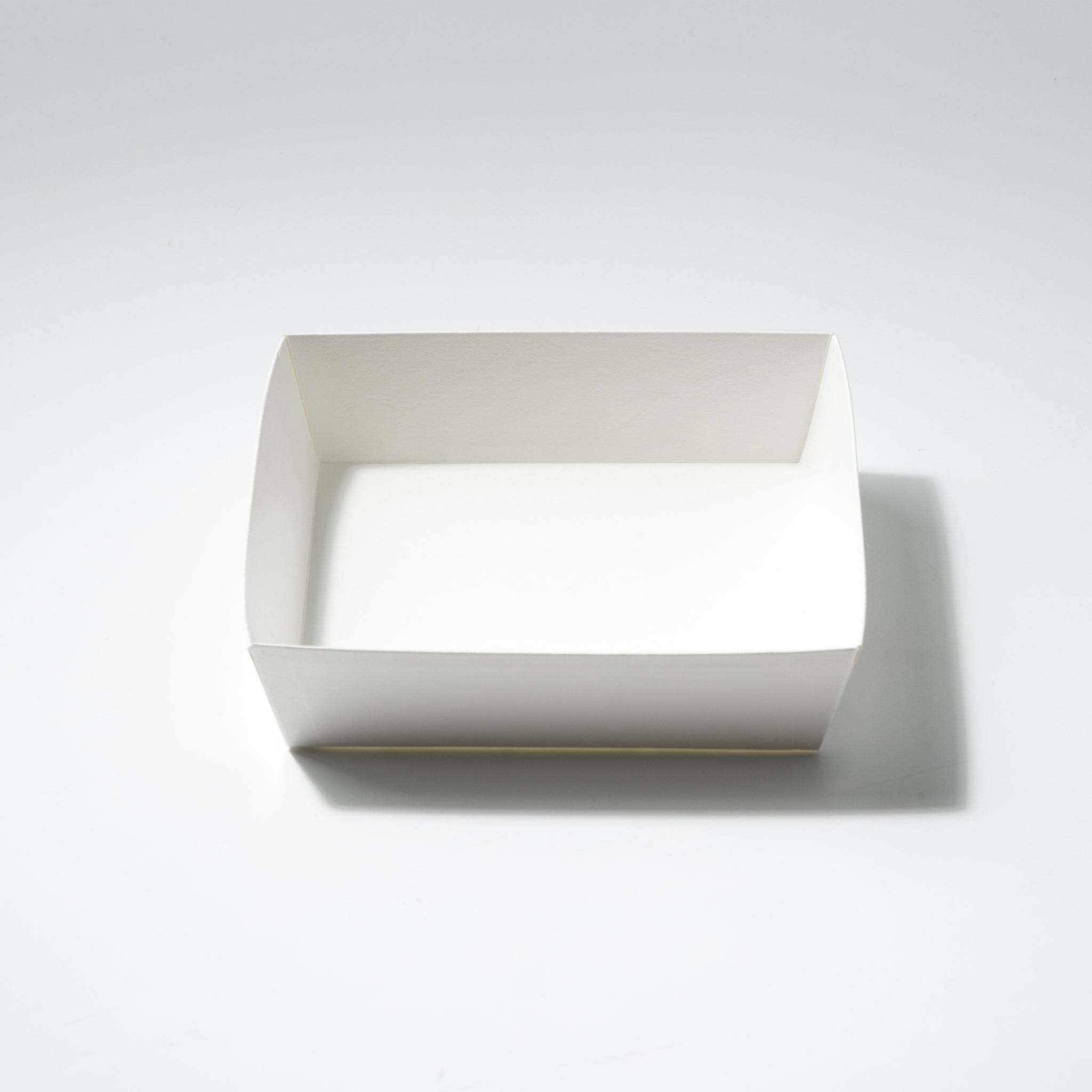 TAKE PACK】クラフトトレイ ロータイプ正方形 ホワイト