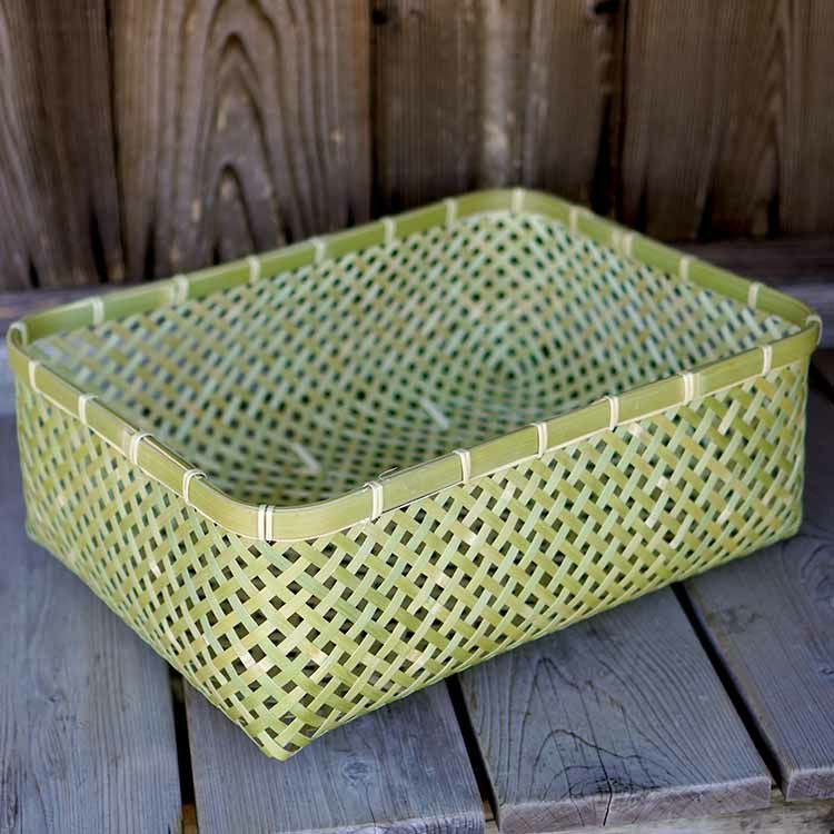 数量限定】これが最後の販売です 幻のスズ竹行李（こうり） | 虎斑竹