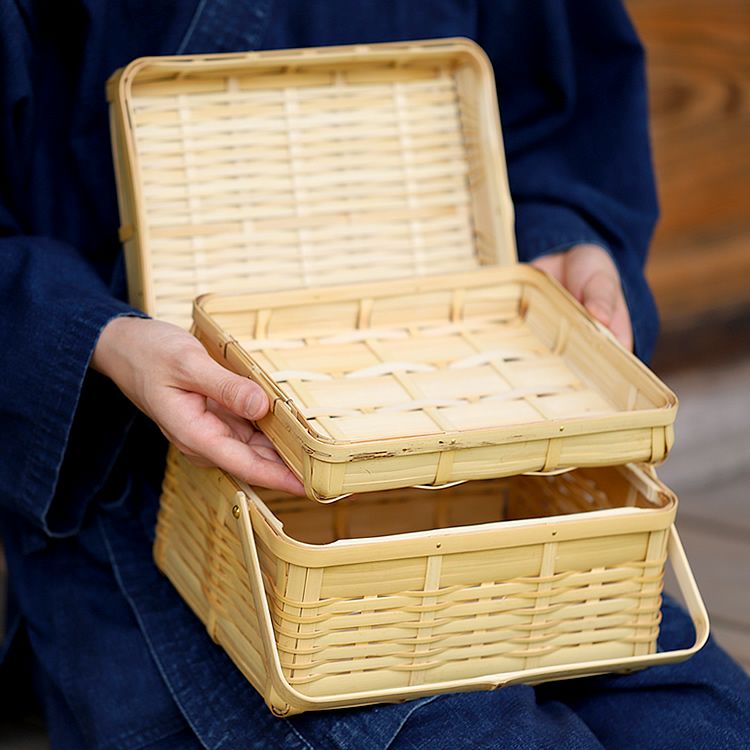 お弁当箱／ピクニックバスケット | 虎斑竹専門店 竹虎