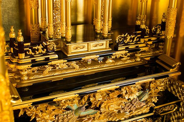 本金箔 本漆 3.2尺 西本願寺 | 【大阪の仏壇店】お仏壇の滝本仏光堂