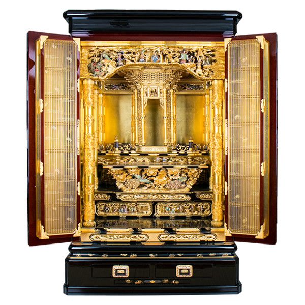 本金箔 本漆 3.2尺 西本願寺 | 【大阪の仏壇店】お仏壇の滝本仏光堂