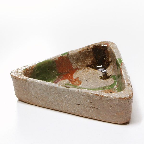 河井 寛次郎『三色皿』共箱 民藝 - 瀧屋美術 -鎌倉の美術品専門店 販売