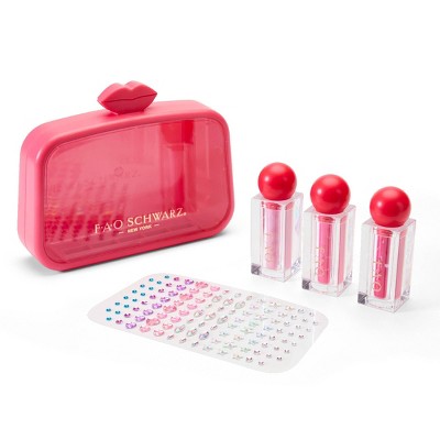 FAO Schwarz Glimmer & Glam 4pc Lipstick Set : Target