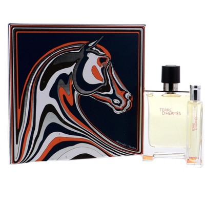 Hermes Terre D'Hermes Gift Set (EDT 3.3 oz, EDT 0.5 oz) : Target