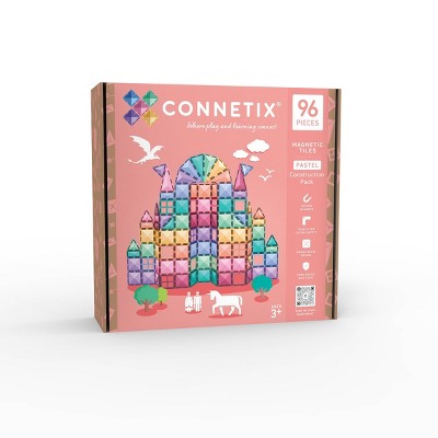 CONNETIX Magnetic Tiles Pastel Construction Pack Building Blocks