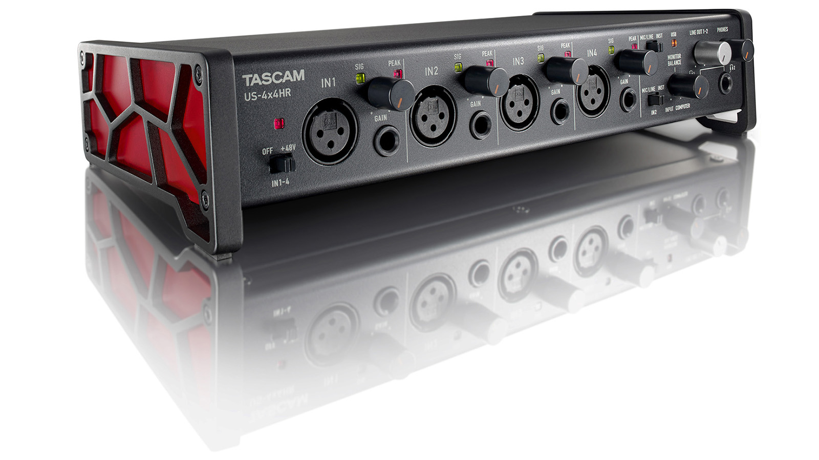 US-4x4HR | 4-IN/4-OUT High-Resolution USB Audio/MIDI Interface