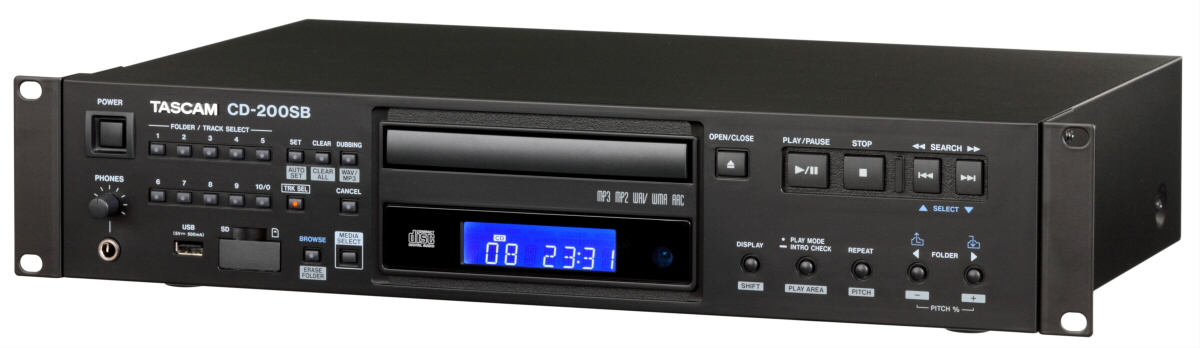 CD-200SB | CD/SD/USB Player | TASCAM - United States