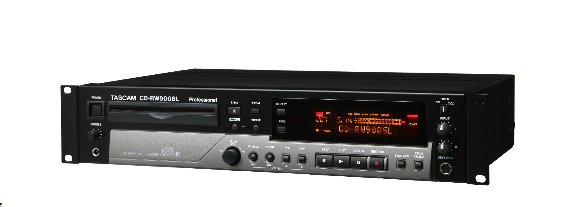CD-RW900SL | Slot Loading CD Recorder | TASCAM - International