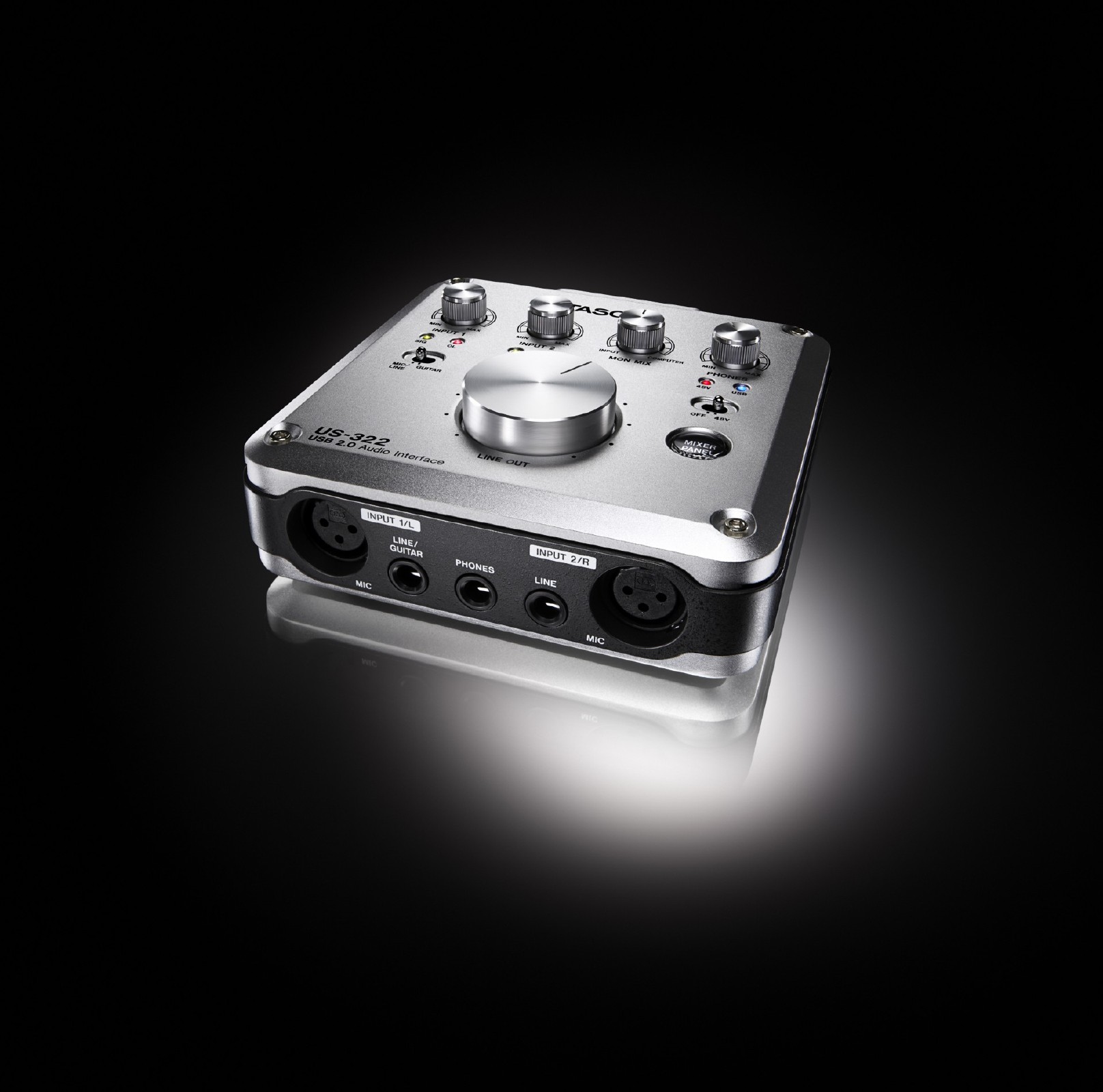 US-322 | DSPミキサー搭載USB2.0 96kHz対応オーディオインターフェース