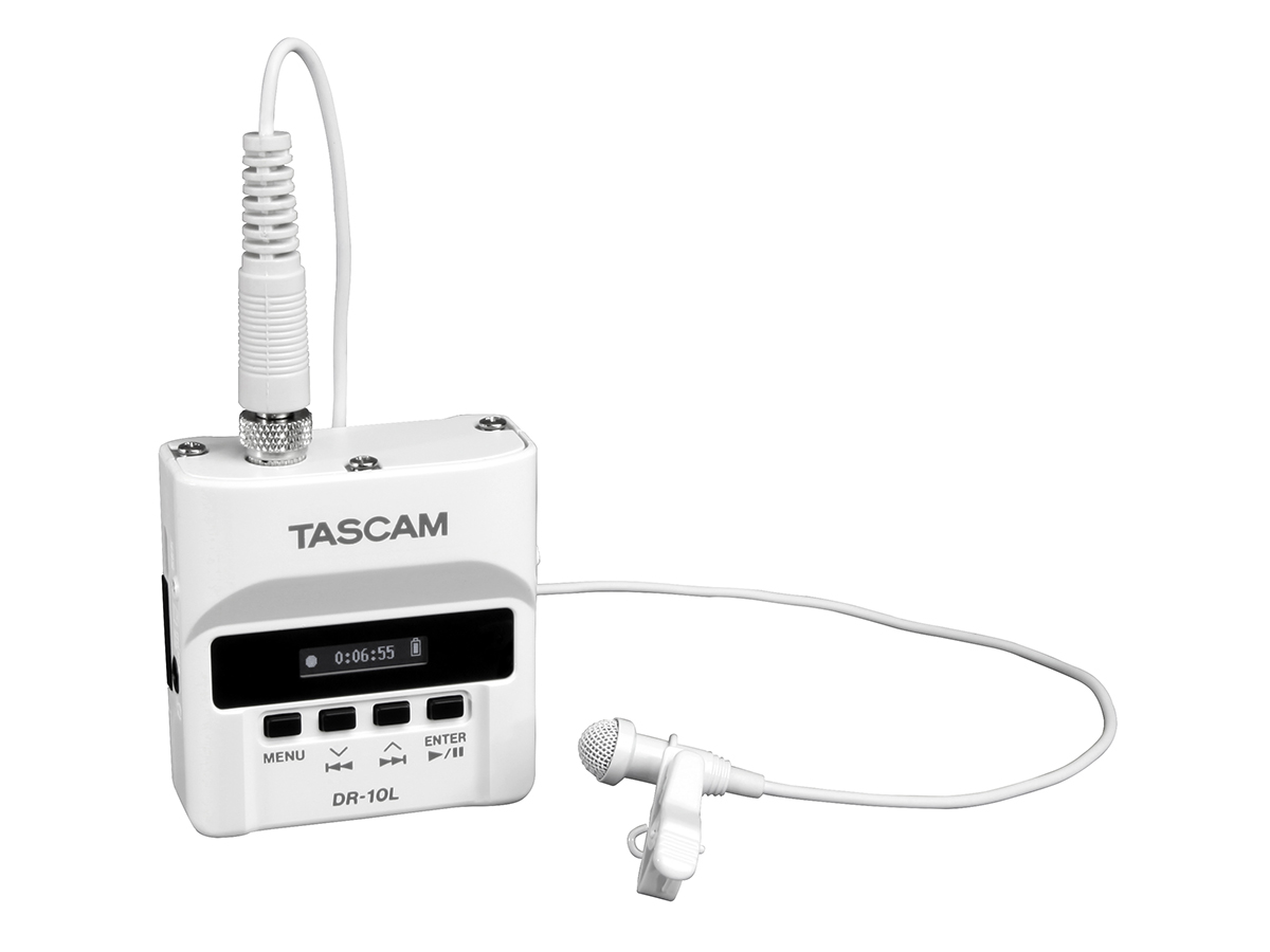 DR-10L | ピンマイク付き小型オーディオレコーダー | TASCAM(日本)