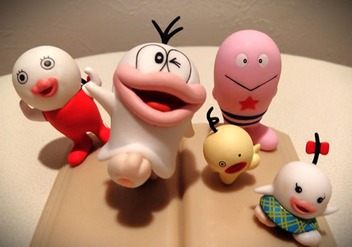 オバケのQ太郎 Qちゃん、P子、O次郎、ドロンパ、U子 - フィギュア