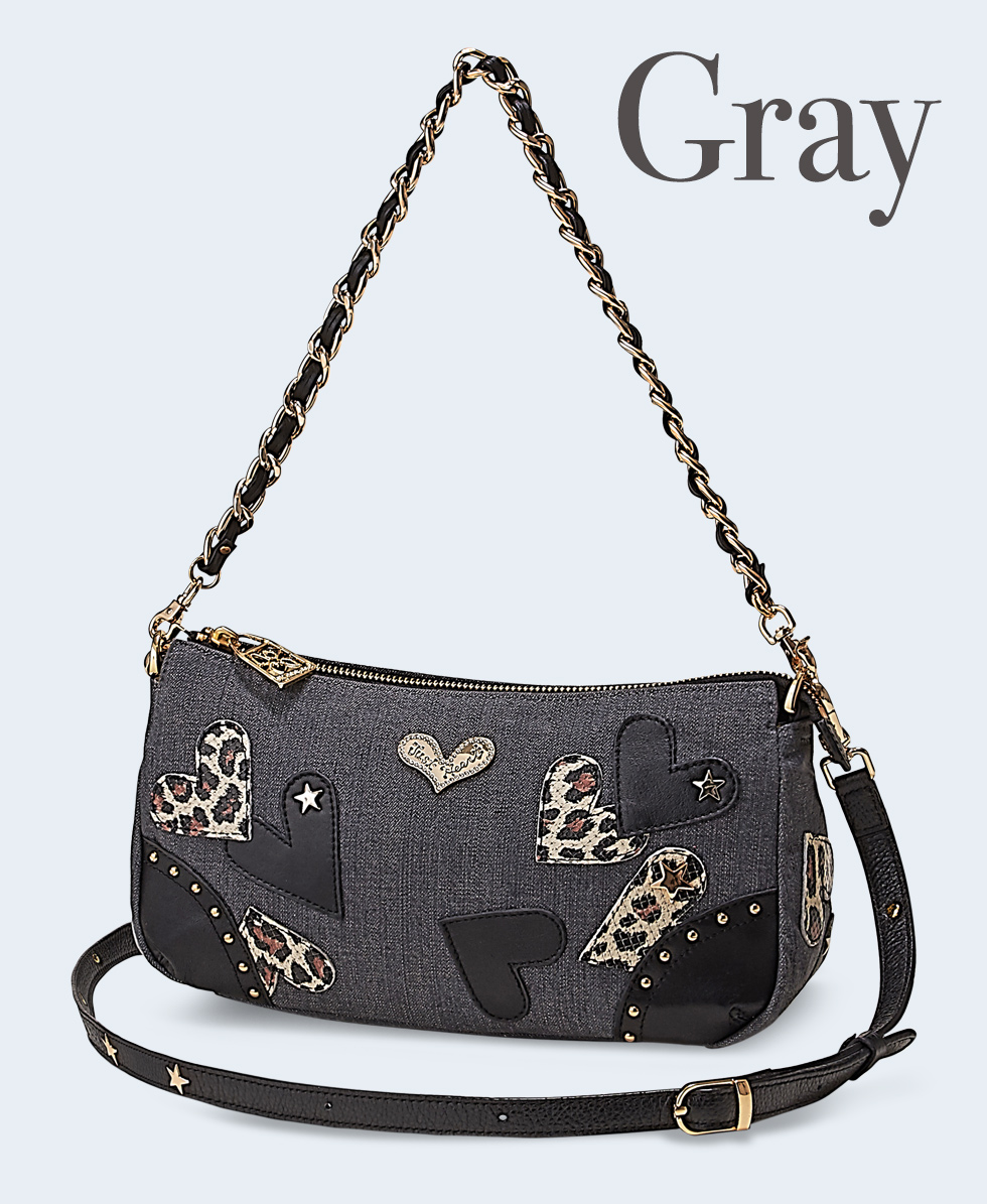2026年5月中旬入荷予定]レオポン 2ウェイショルダーバッグ（グレー