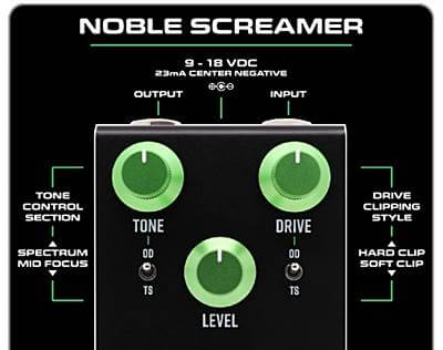 KEELEY Noble ScreamerはチューブスクリーマーとNobels ODR-1の