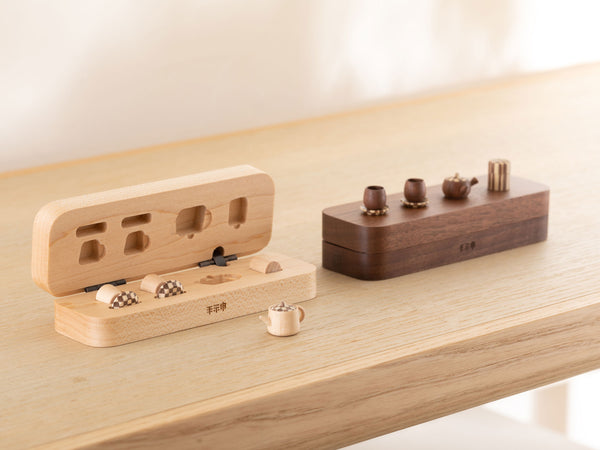 豆洋茶器・豆和茶器 台箱 | 斎藤 久夫 | 手神（てがみ）