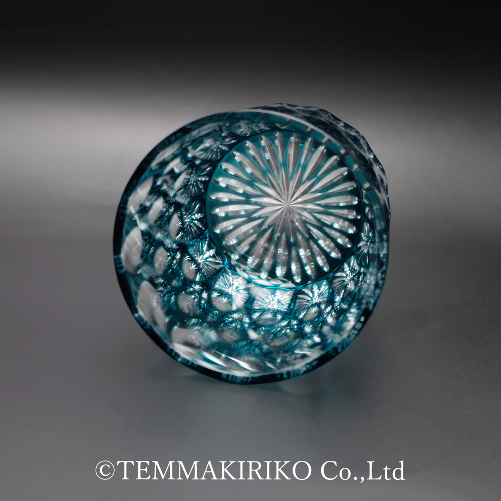 天満切子オンラインショップ / ロックグラス24％ 蘭(RAN)