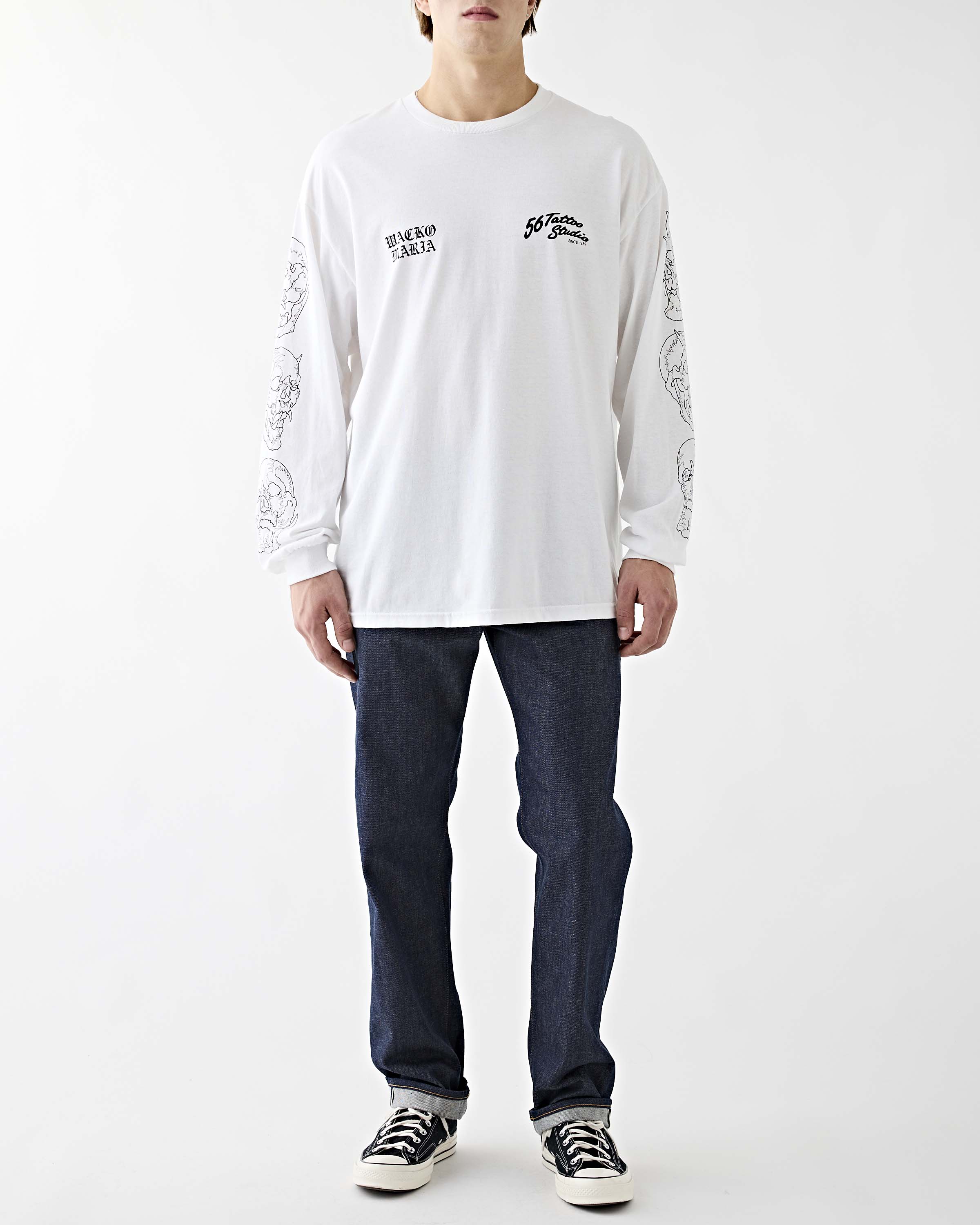 Wacko Maria – Wacko Maria x 56 Tattoo Studio Long Sleeve T-Shirt