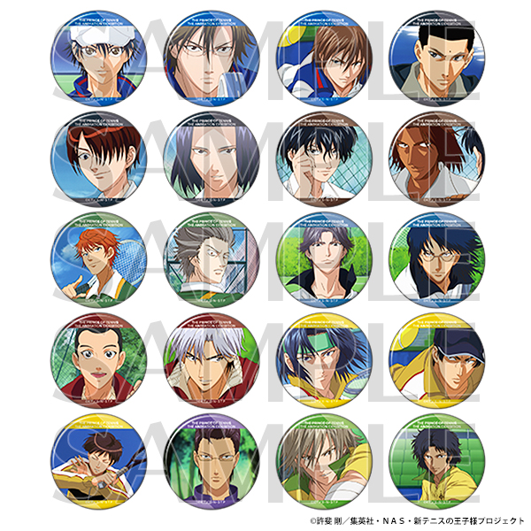 キャラバッジコレクション（全20種） | アニメ テニスの王子様展
