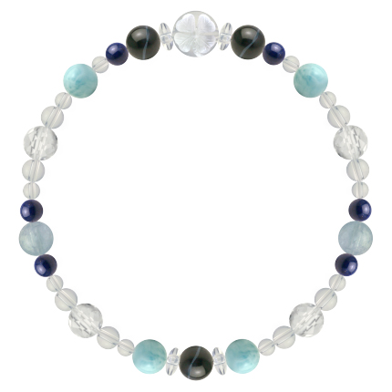 大所高所運 | ブルータイガーアイ・ラリマー・ラピスラズリ・アクア