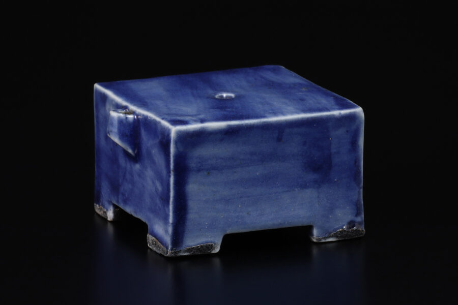 李朝瑠璃釉四方水滴（朝鮮時代） - 天平堂（TENPYODO）