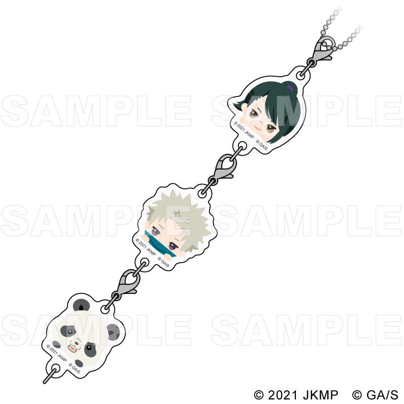 劇場版 呪術廻戦 0 ちょこっテ！ 3連アクリルキーホルダー（全2種