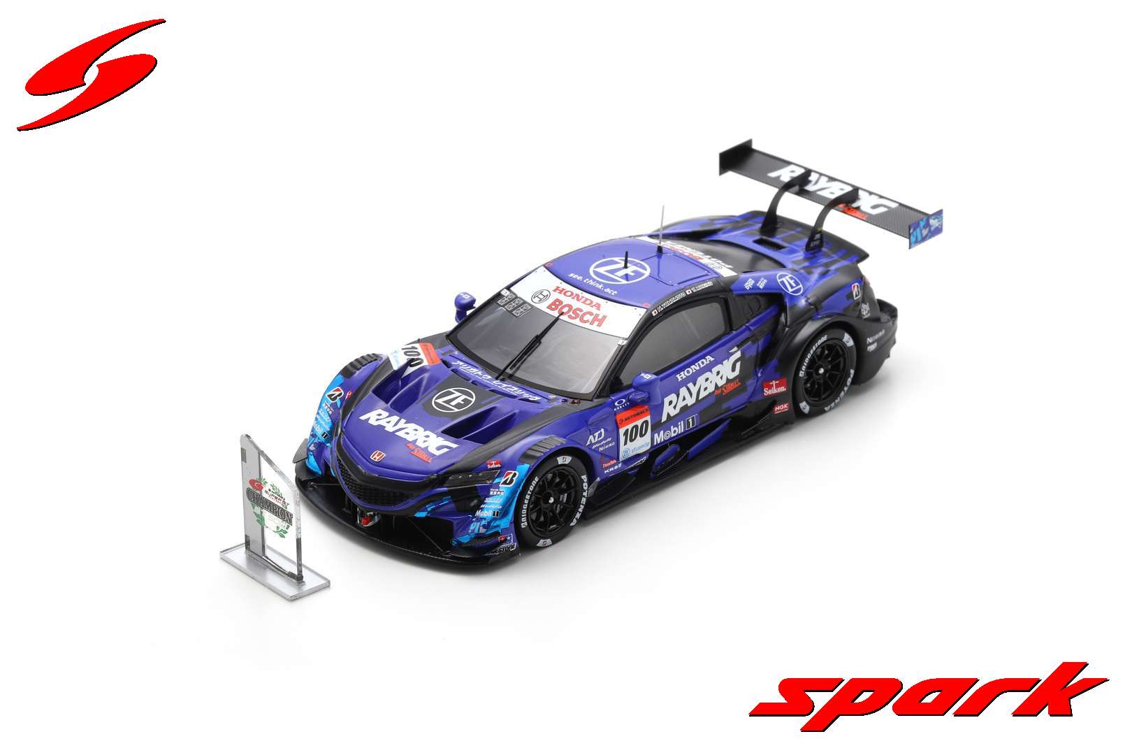 CLUB100先行販売】SPARK製 2020 RAYBRIG NSX-GT 特別パッケージ先着