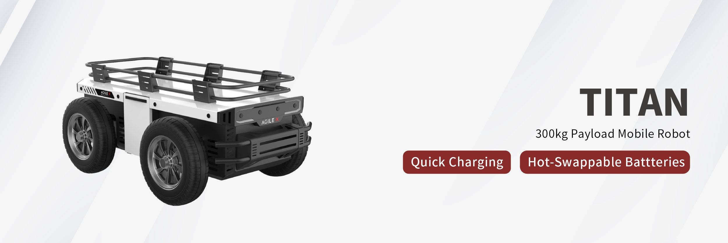 TITAN | 300 kg可搬のアッカーマン型移動プラットフォーム | TechShare