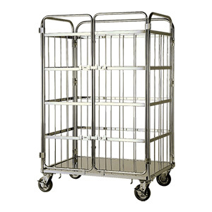 ステンレス ロールボックスパレット 観音扉 MCK型（500㎏） - 製品情報