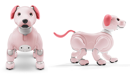 aiboに2022年ニューカラーモデル『aibo いちごミルク エディション』の