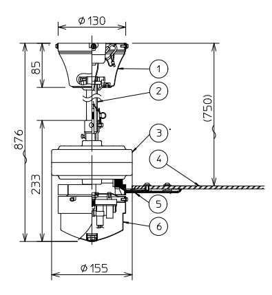 DAIKO 大光電機 CF TYPE 羽径1200mm 吊下パイプ600mm ランプレスファン