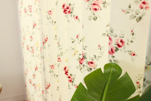 花柄 エレガント オーダーカーテン DO328 ｜ カーテンとインテリアの