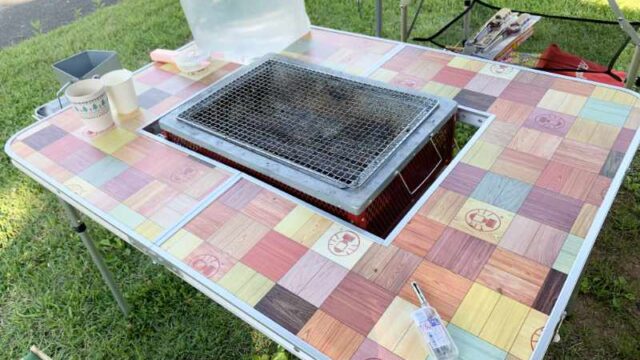 購入レポート】コールマンBBQテーブル！炭火焼肉用のテーブル決定版
