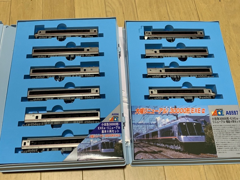 マイクロエース 小田急30000形EXEα入線 - 鉄道模型の世界